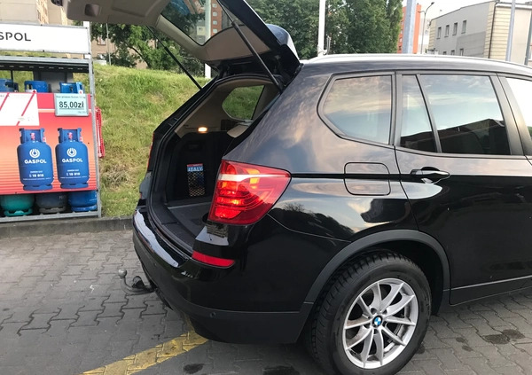 BMW X3 cena 76000 przebieg: 165560, rok produkcji 2014 z Sosnowiec małe 154